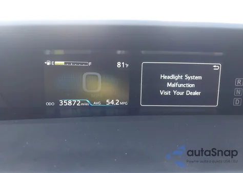 2022 Toyota Prius Prime Le from USA, damaged, VIN JTDKAMFP1N3227463